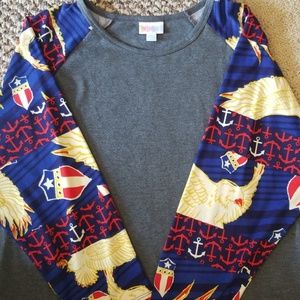 LuLaRoe 2XL Americana Randy